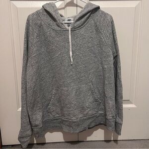 Old navy grey hoodie with white strings